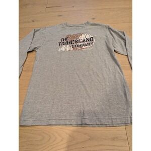 Timberland T Shirt Grey L Long Sleeve‎ Graphic Tee Y2K Vintage street wear
